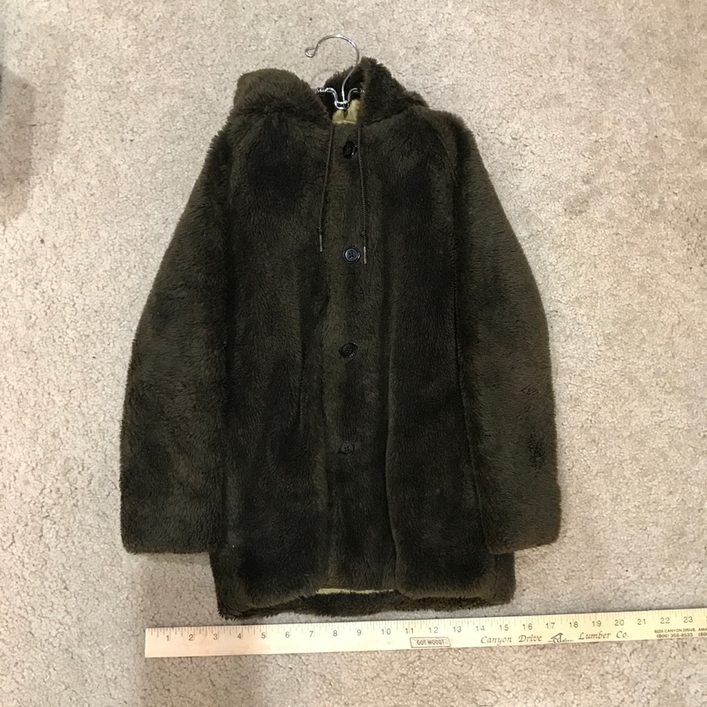 Vintage child’s brown faux fur Dotty Dan coat